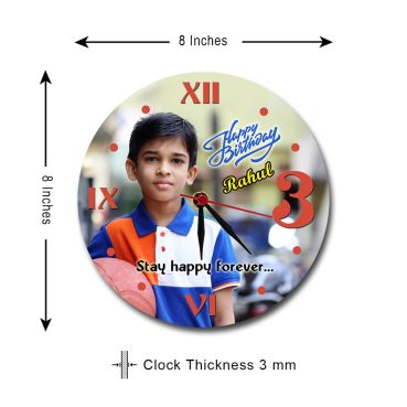 Photo Wall Clocks Birthday Gift for Boyfriend