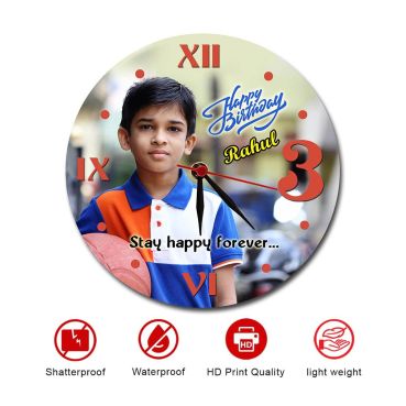 Photo Wall Clocks Birthday Gift for Boyfriend