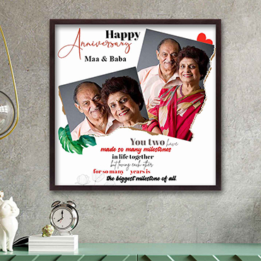 Personalised Photo Frame for Father Anniversary (24'x24')