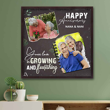 Personalised Photo Frame for Grand Mother Anniversary (24'x24')
