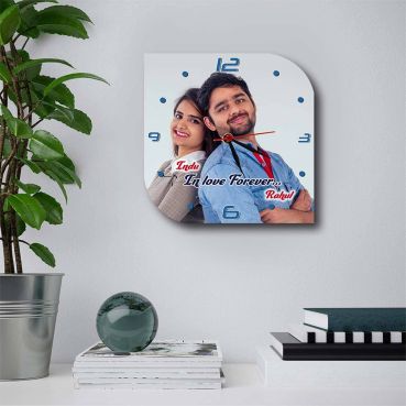Personalized Picture Clock Gift for Girls