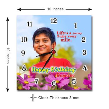 Customised Gifts for Birthday Wall Clock123