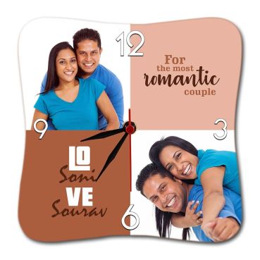 Personalized Photo Wall Clock Gift for Lover