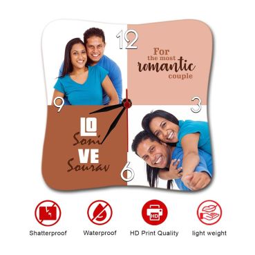 Personalized Photo Wall Clock Gift for Lover