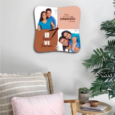 Personalized Photo Wall Clock Gift for Lover
