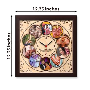 Photo Collage Wall Clock