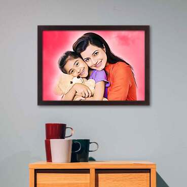 Unique Customised Digital Painting Photo Frames