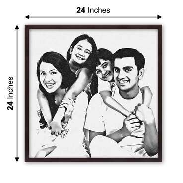 Unique Customised Digital Sketch Photo Frames