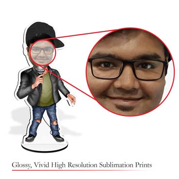 Personalised single Caricature for Boys