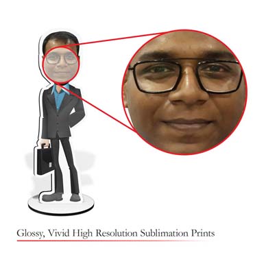 Personalized Single Caricature For Corporate Boy Guy