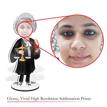 Personalized single Caricature for lawyer