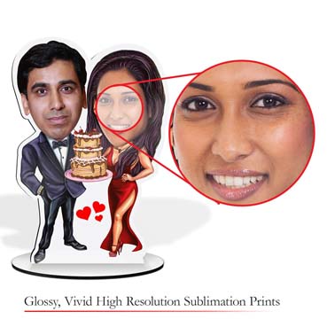 Personalised Caricature For Aniversary Couple