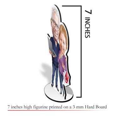 Personalised Caricature For Shopping Couple