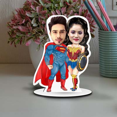 Personalised Caricature For DC Couple