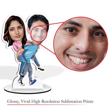 Personalised Caricature for Girlfriend Boyfriend Couple