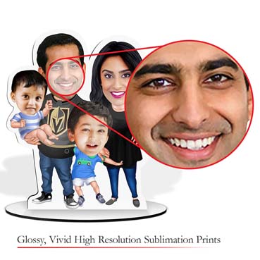 Personalised Caricature For Party Family