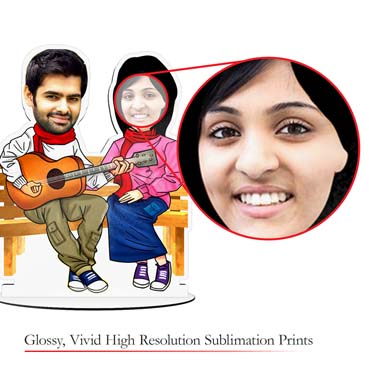 Personalised Caricature for Romantic Couple