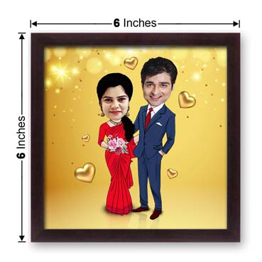 Couple Caricature Frame