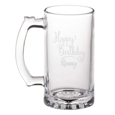 Personalised Beer Glass