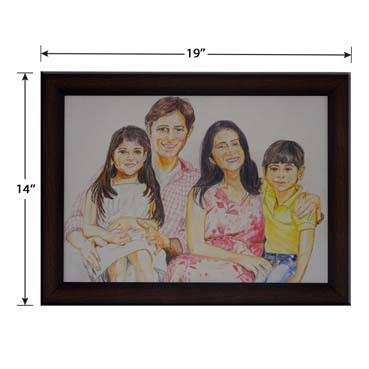 Wooden Frame for Family