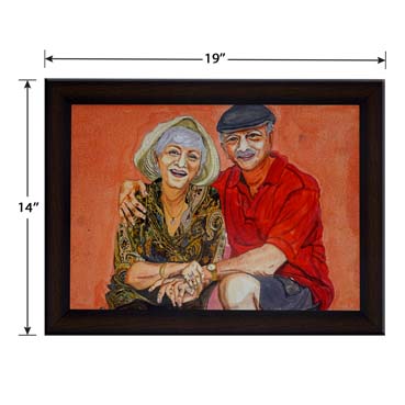 Wooden Frame for Couple
