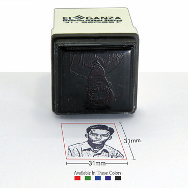 Made to Order Pre-Inked Round Stamp (31 x 31 mm)