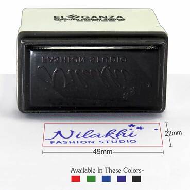 Made to Order Pre-Inked Stamp (49 x 22 mm)