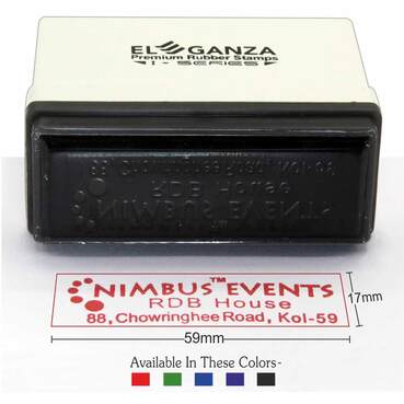 Made to Order Pre-Inked Stamp (59 x 17 mm)