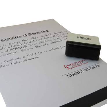 Made to Order Pre-Inked Stamp (59 x 17 mm)