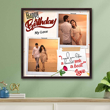 Personalised Photo Frame for Wife Birthday (24'x24')