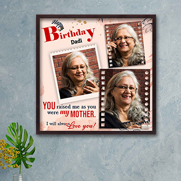 Personalised Photo Frame for Grand Mother Birthday (24'x24')