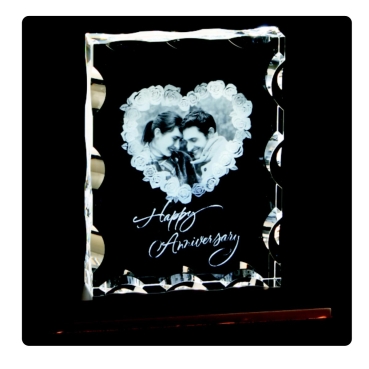 Personalized 3D Crystals for anniversary Gifts123