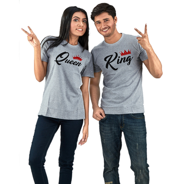 Pure Cotton Round Neck T-Shirt- Grey