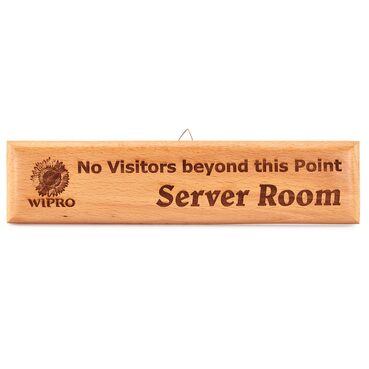 Custom Engraved Wooden Name Plate
