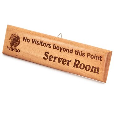 Custom Engraved Wooden Name Plate