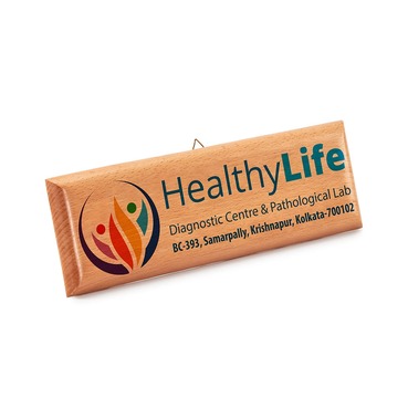Full HD Color Personalised Wooden Name Plate