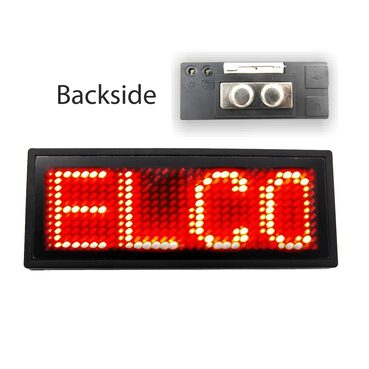 Pocket Name Badge with LED Light