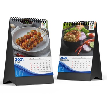 Office Desk Calendar Personalized with Photos, Logos & Texts