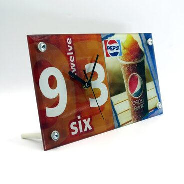Sublimatable Glass with Clock