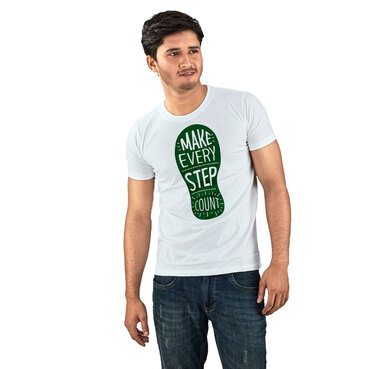 Pure Cotton Round Neck T-Shirt- White