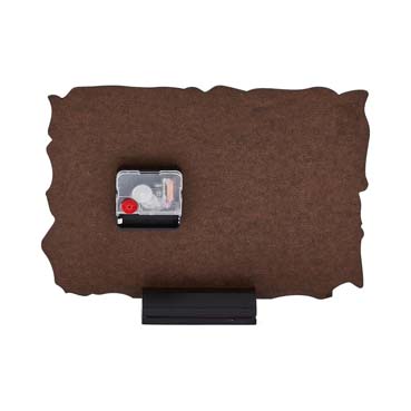 Hardboard Clocks with Black Wooden Base