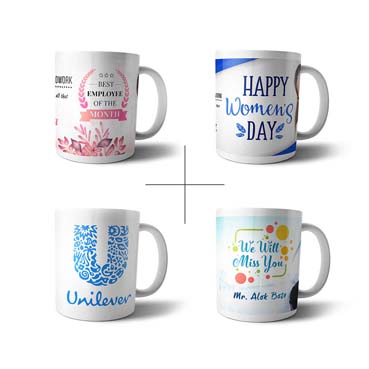 Eye Soothing White Custom Printable Coffee Mugs