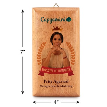 Full HD Color Personalised Wooden Plaques 7'x4'C