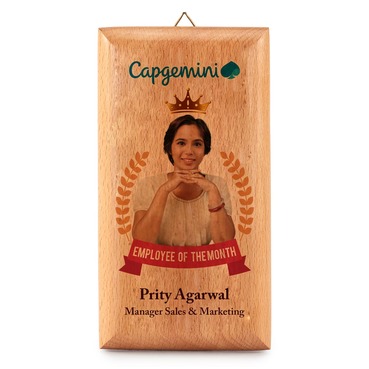 Full HD Color Personalised Wooden Plaques 7'x4'C