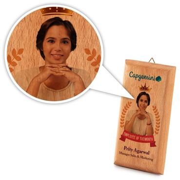 Full HD Color Personalised Wooden Plaques 7'x4'C