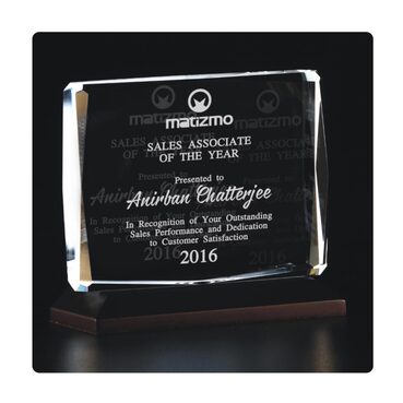 Exquisite Personalized 3D Crystals Awards
