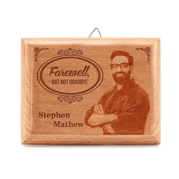 Perfect Personalized Wooden Photo Plaque as Gift (3PCS)