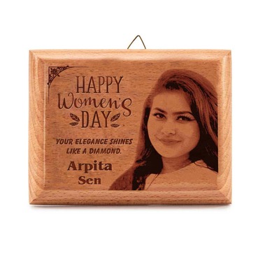 Perfect Personalized Wooden Photo Plaque as Gift (3PCS)