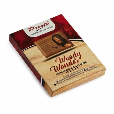 Perfect Personalized Wooden Photo Plaque as Gift (3PCS)
