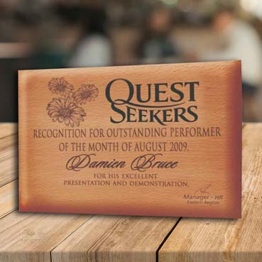 Personalized Appreciation Wooden Plaque